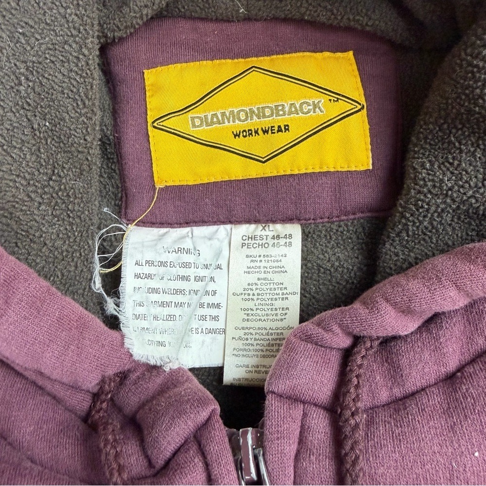 Men's Purple Hoodie - Picture 3 of 8